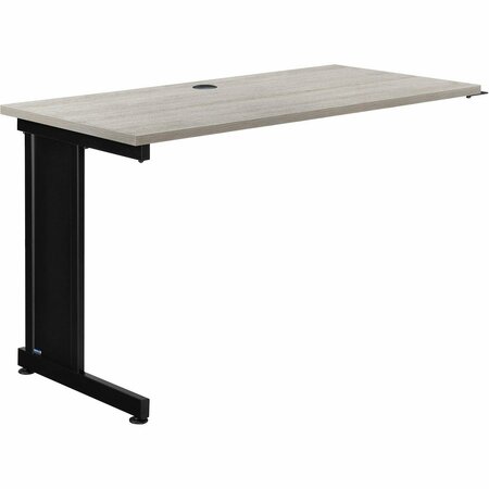 INTERION BY GLOBAL INDUSTRIAL Interion 48inW Left Handed Return Table, Rustic Gray 812234RGY